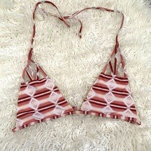 Acacia Trendy Geometric Bikini Top